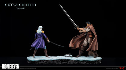 Berserk IRON ELEVEN Studio Snowy Farewell: Guts & Griffith Resin Statue