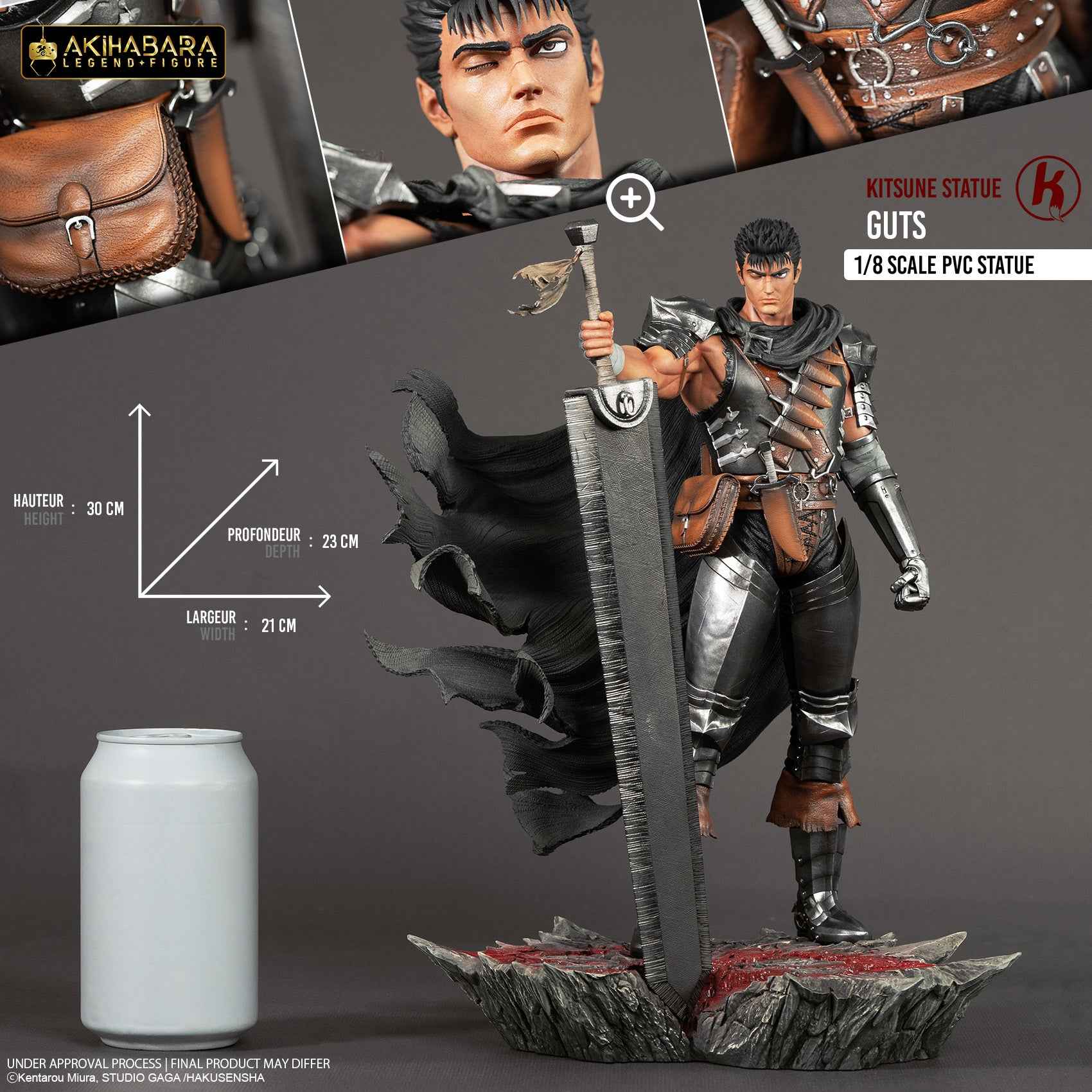 Berserk Kitsune Statue Studio Guts Licensed PVC Figure
