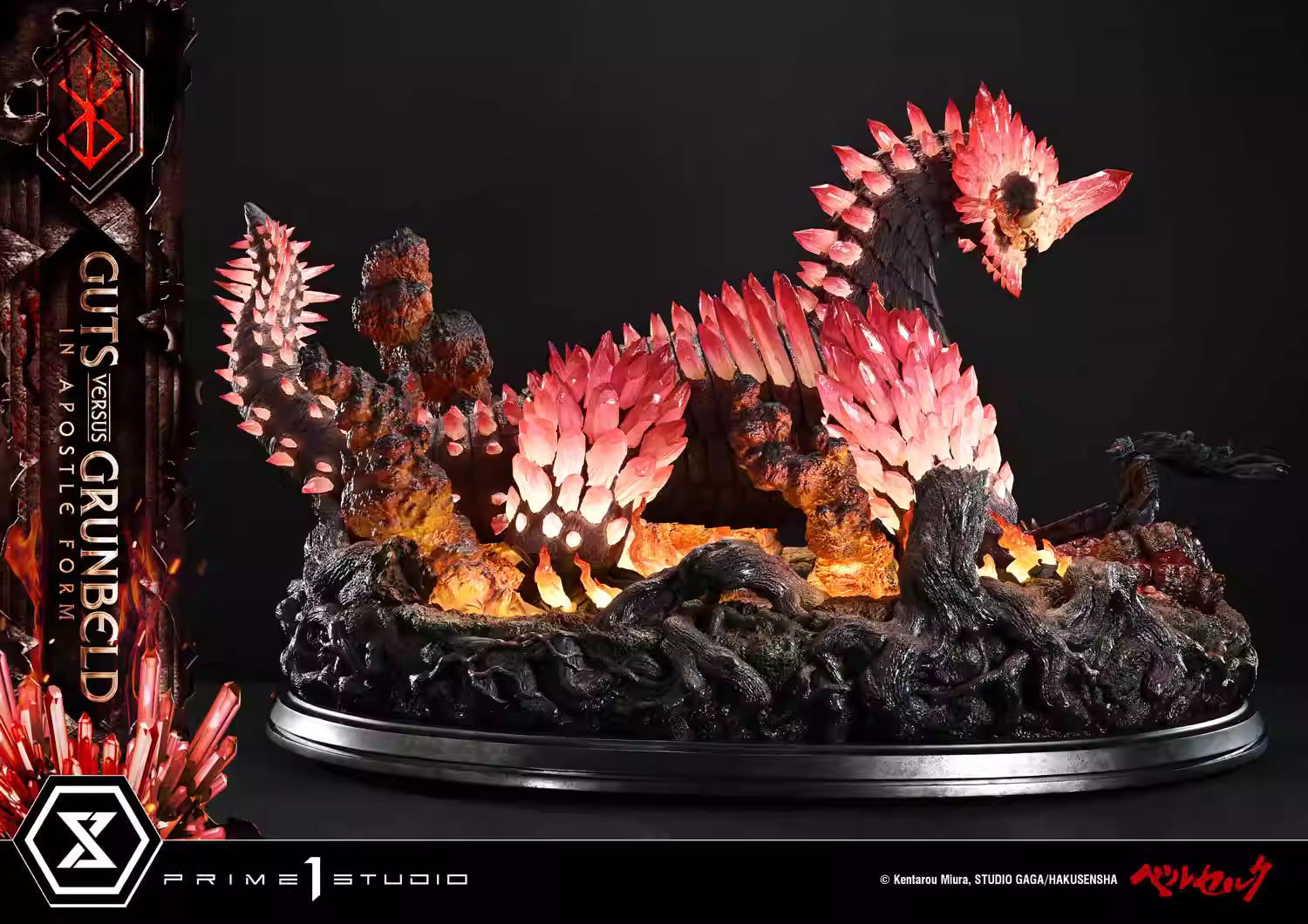 Berserk Prime 1 Studio Guts vs. Grunbeld in Apostle Form UDMBR-02 Licensed Resin Statue
