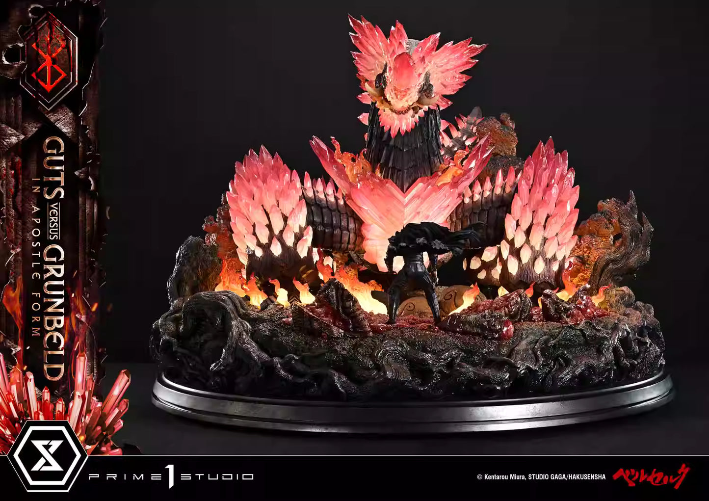 Berserk Prime 1 Studio Guts vs. Grunbeld in Apostle Form UDMBR-02 Licensed Resin Statue