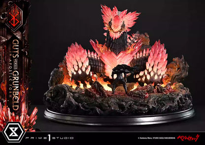 Berserk Prime 1 Studio Guts vs. Grunbeld in Apostle Form UDMBR-02 Licensed Resin Statue