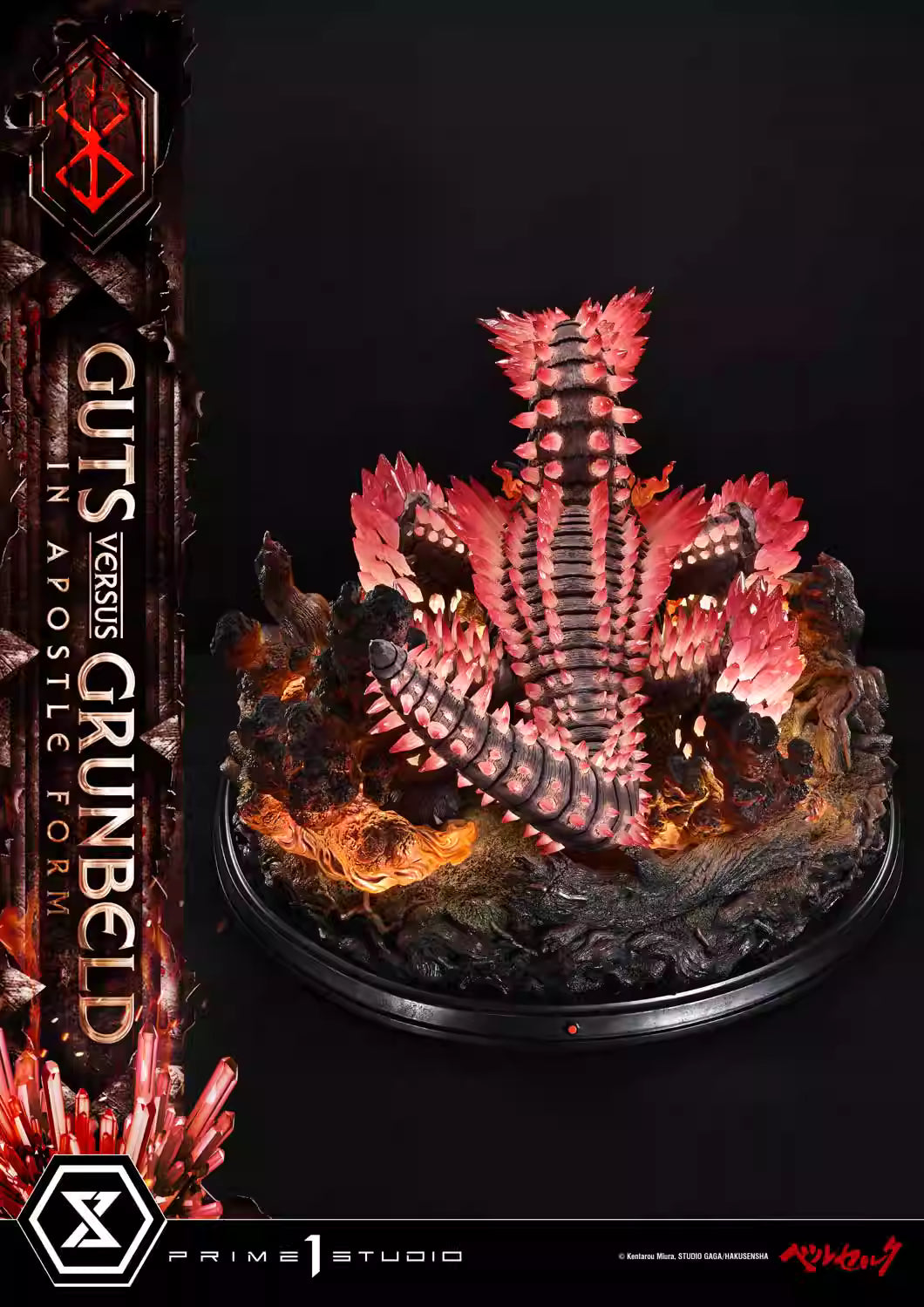 Berserk Prime 1 Studio Guts vs. Grunbeld in Apostle Form UDMBR-02 Licensed Resin Statue