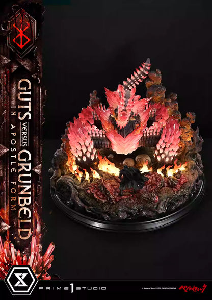 Berserk Prime 1 Studio Guts vs. Grunbeld in Apostle Form UDMBR-02 Licensed Resin Statue