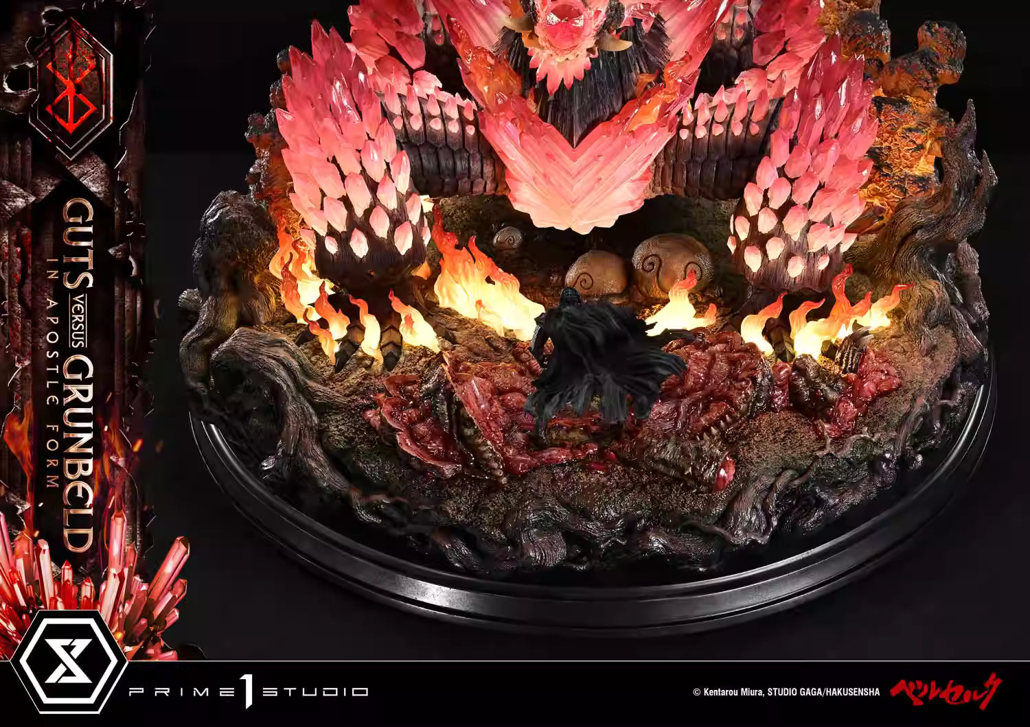 Berserk Prime 1 Studio Guts vs. Grunbeld in Apostle Form UDMBR-02 Licensed Resin Statue