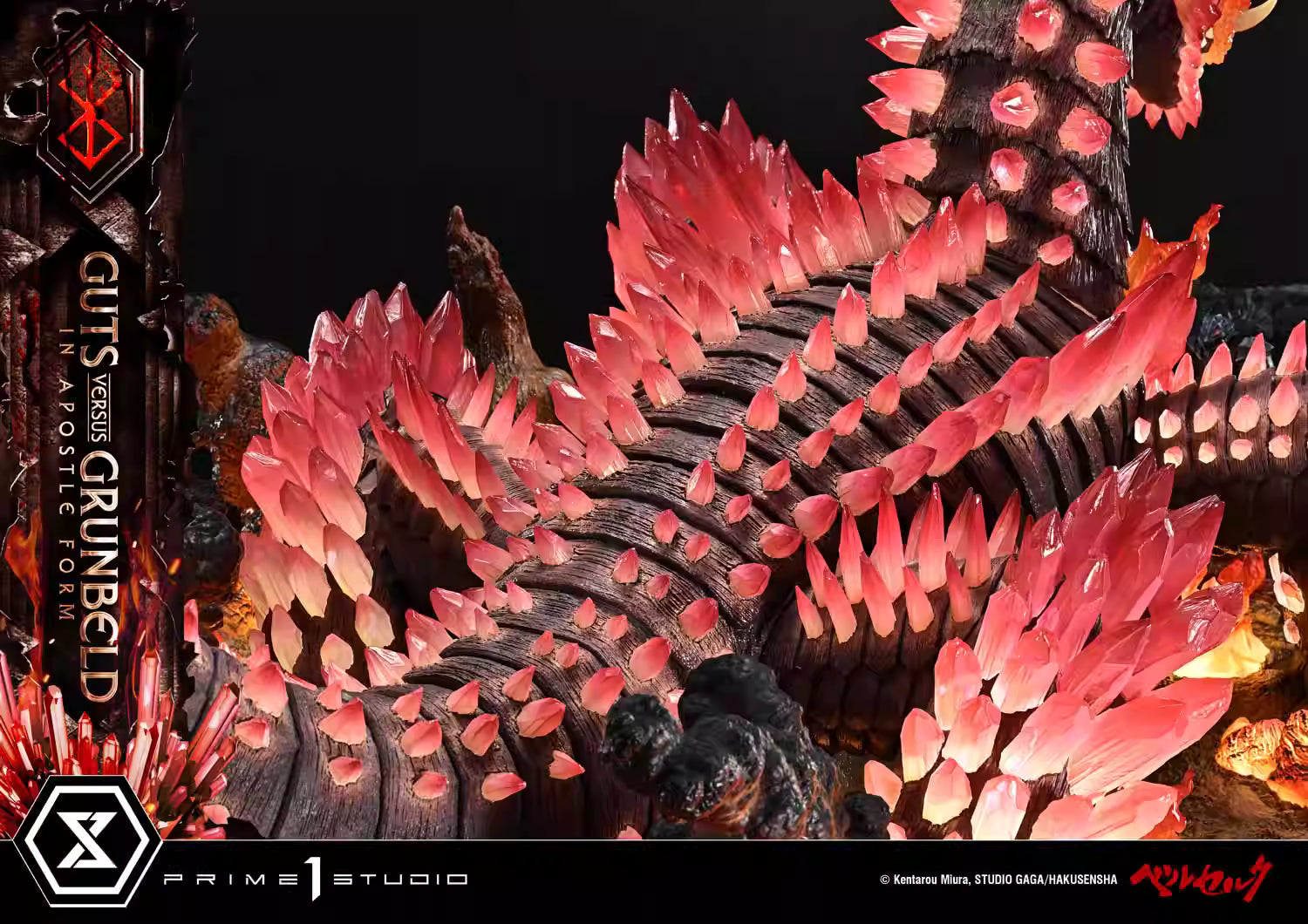 Berserk Prime 1 Studio Guts vs. Grunbeld in Apostle Form UDMBR-02 Licensed Resin Statue