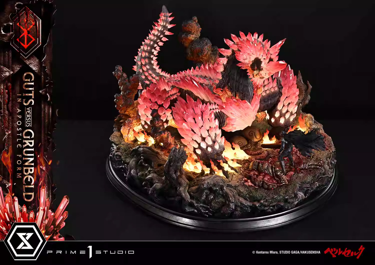 Berserk Prime 1 Studio Guts vs. Grunbeld in Apostle Form UDMBR-02 Licensed Resin Statue