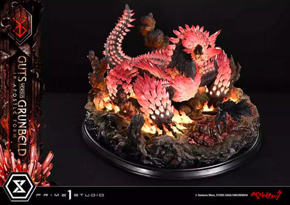 Berserk Prime 1 Studio Guts vs. Grunbeld in Apostle Form UDMBR-02 Licensed Resin Statue