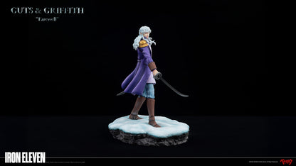 Berserk IRON ELEVEN Studio Snowy Farewell: Guts & Griffith Resin Statue