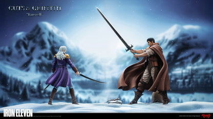Berserk IRON ELEVEN Studio Snowy Farewell: Guts & Griffith Resin Statue