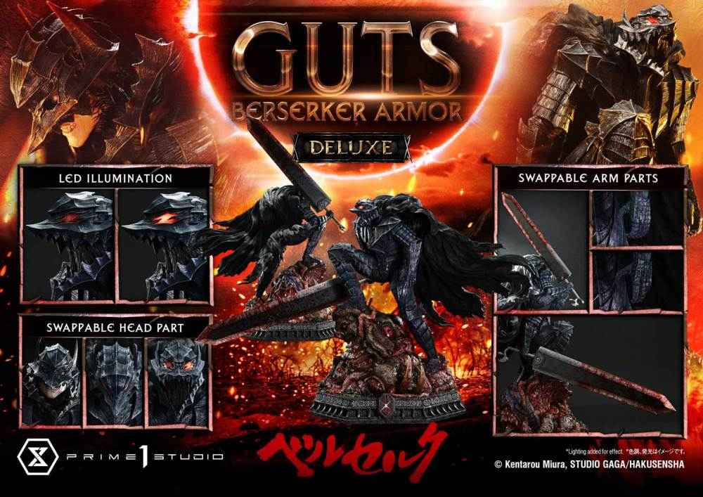 Berserker Prime 1 Studio Guts Berserker Armor UPMBR-20D UPMBR-20DX UPMBR-20DXS 1/4 Licensed Resin Statue