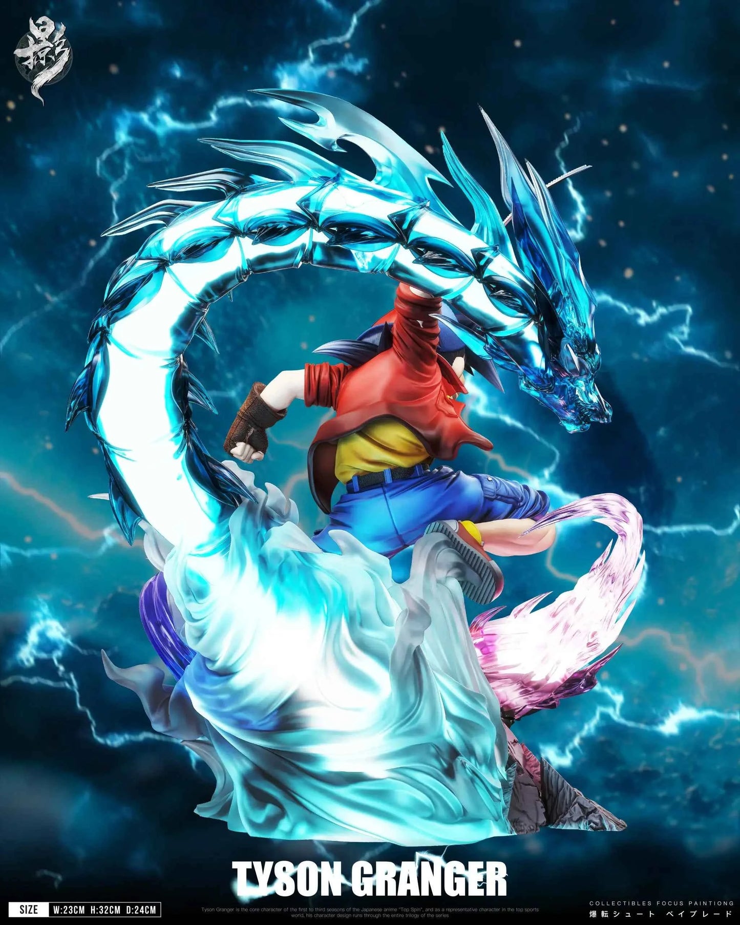 Beyblade Lue Ying Studio Sacred Beast Resonance Tyson Granger Resin Statue