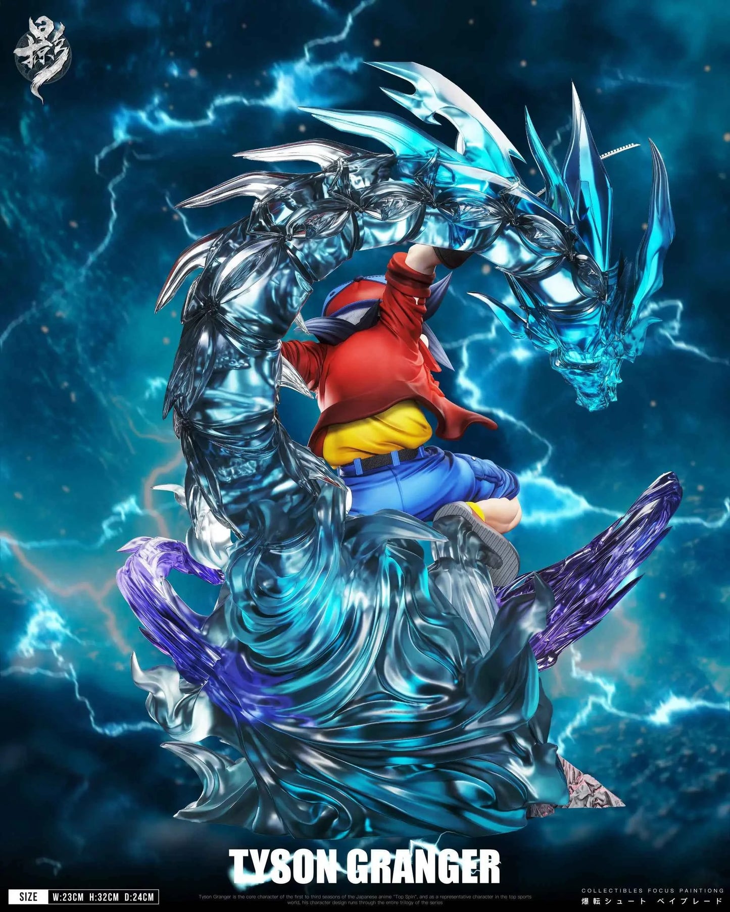 Beyblade Lue Ying Studio Sacred Beast Resonance Tyson Granger Resin Statue