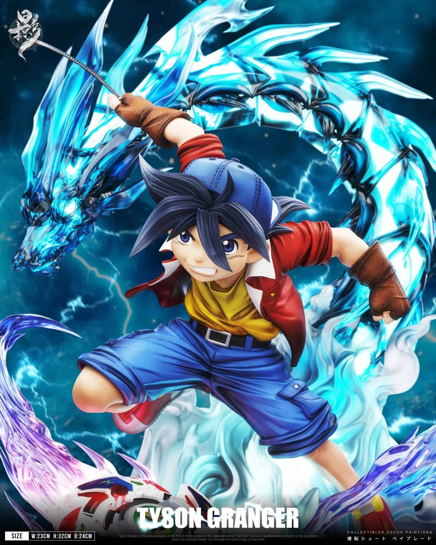 Beyblade Lue Ying Studio Sacred Beast Resonance Tyson Granger Resin Statue