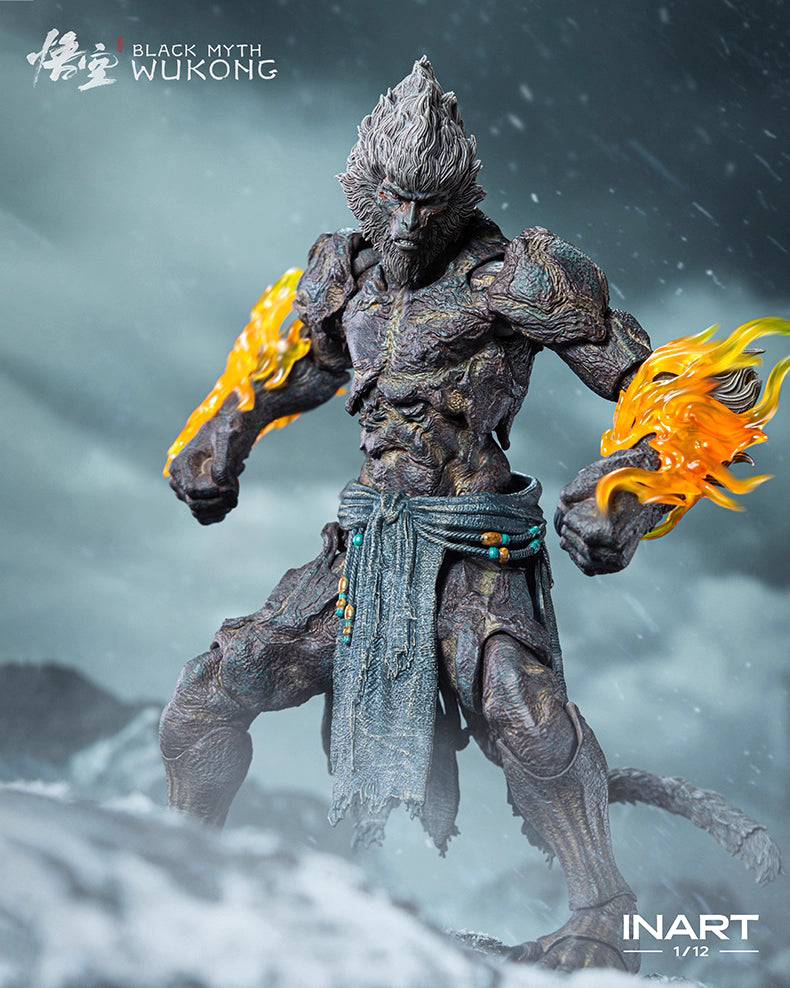 Black Myth Wukong Inart Collectibles Stone Monkey MAGG0004 1/12 Scale Licensed Action Figure