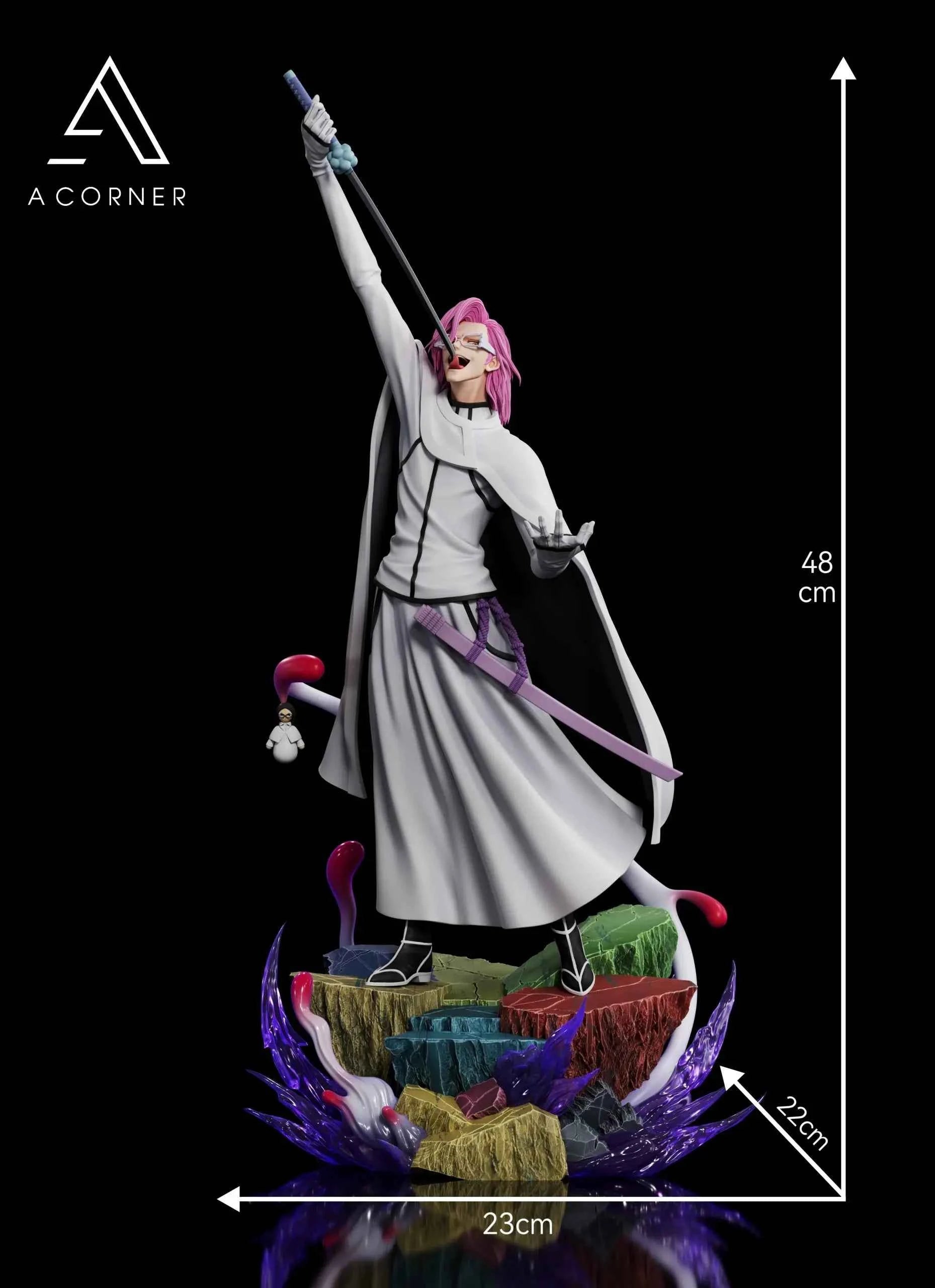 Bleach A Corner Studio Espada Series No.5 x No.8 x No.0 Resin Statue