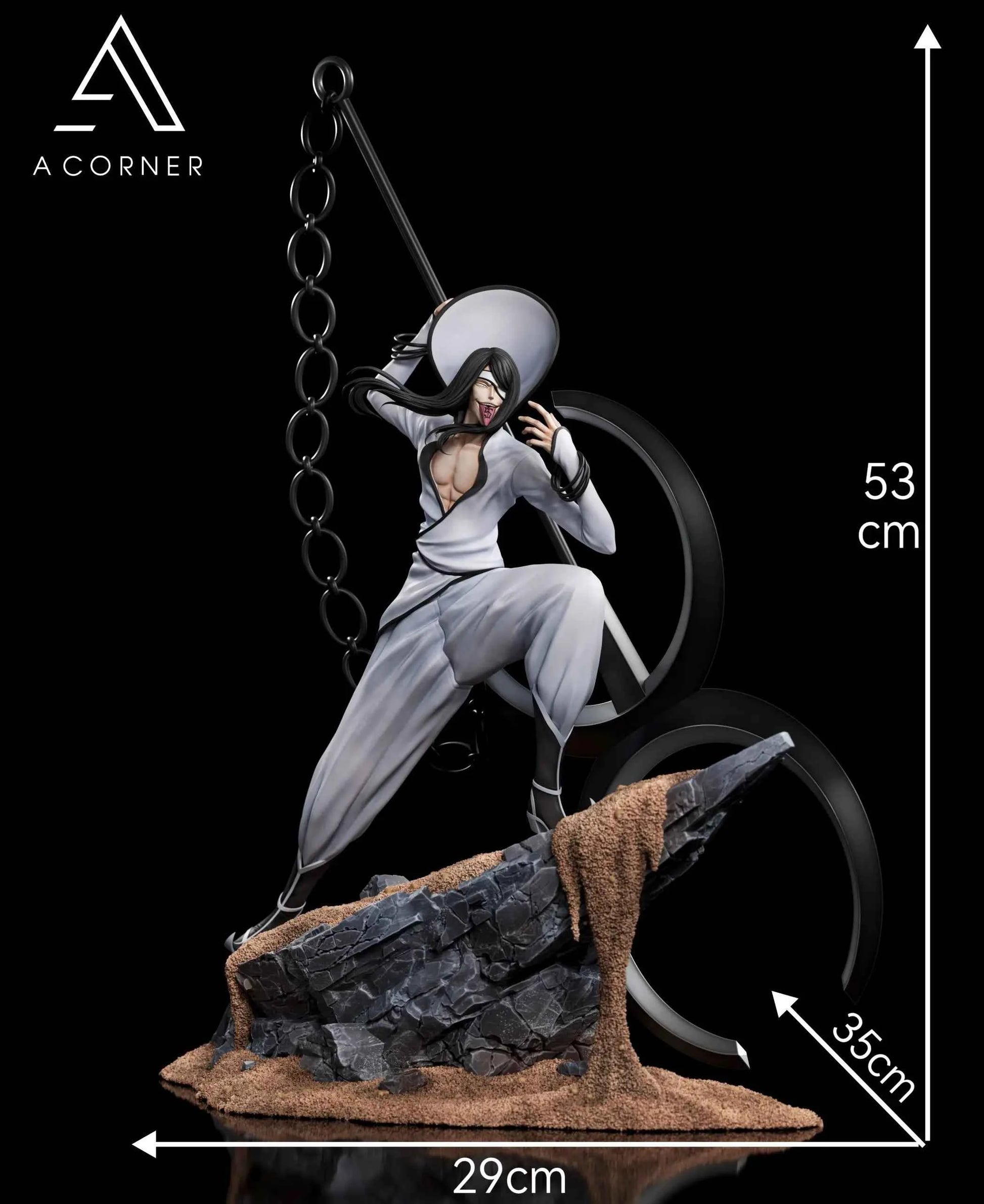 Bleach A Corner Studio Espada Series No.5 x No.8 x No.0 Resin Statue