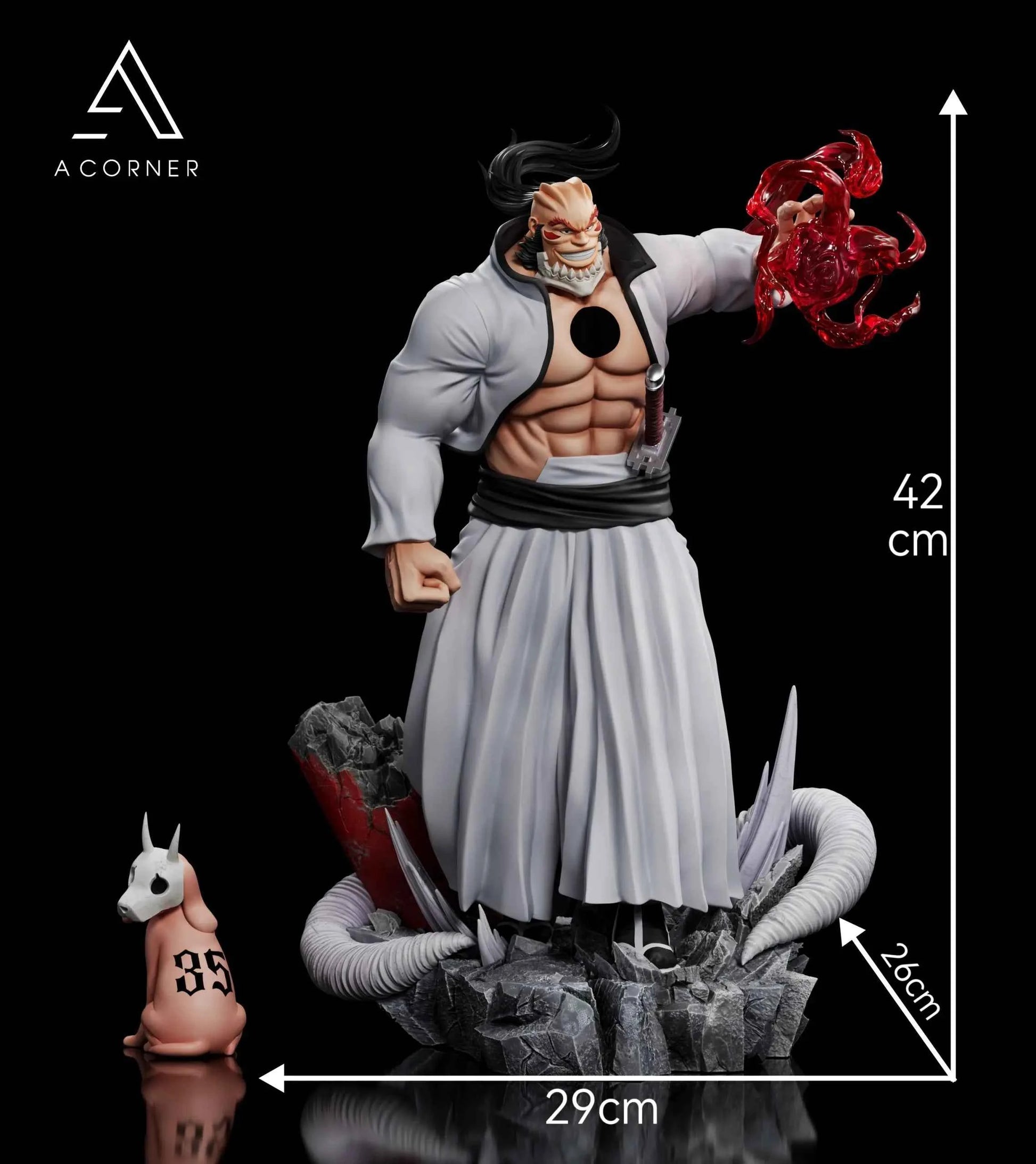Bleach A Corner Studio Espada Series No.5 x No.8 x No.0 Resin Statue