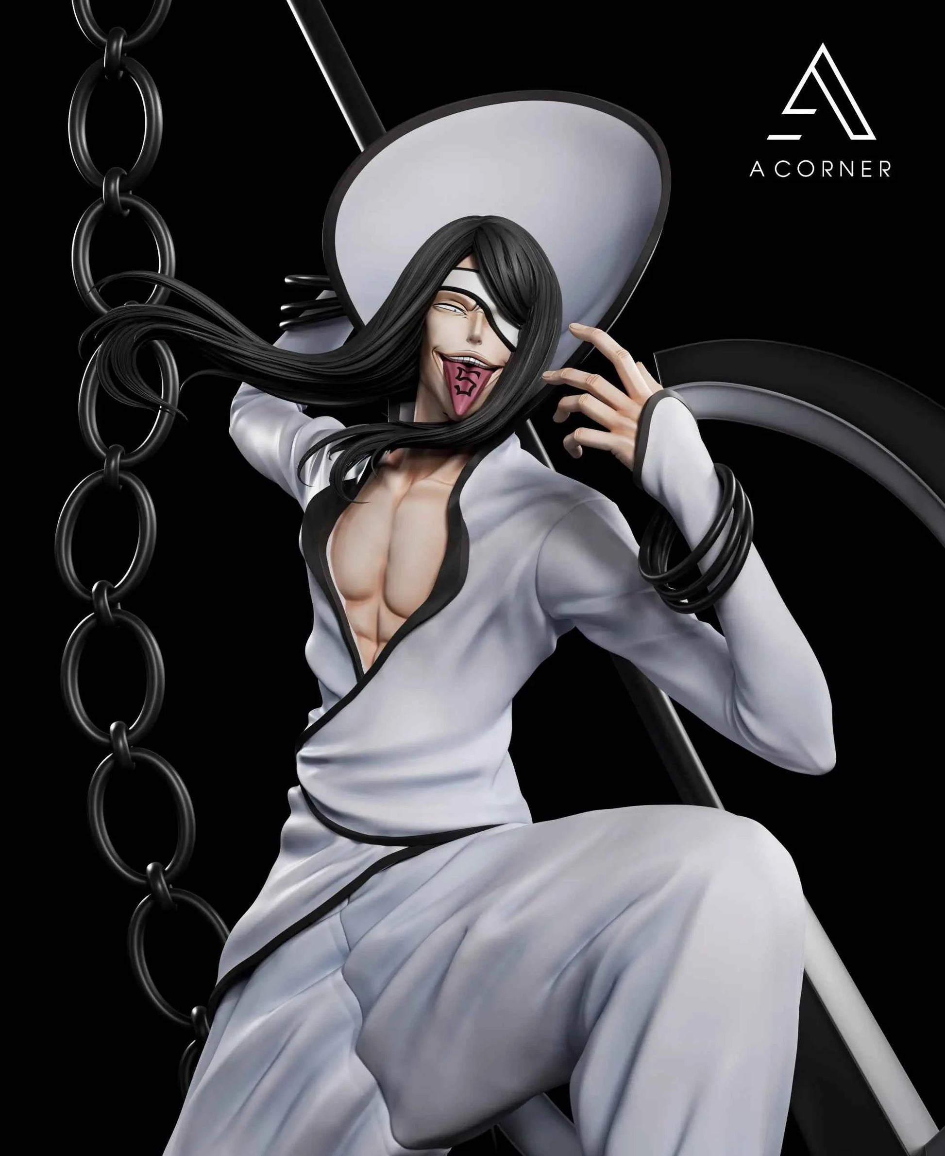 Bleach A Corner Studio Espada Series No.5 x No.8 x No.0 Resin Statue