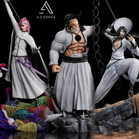 Bleach A Corner Studio Espada Series No.5 x No.8 x No.0 Resin Statue