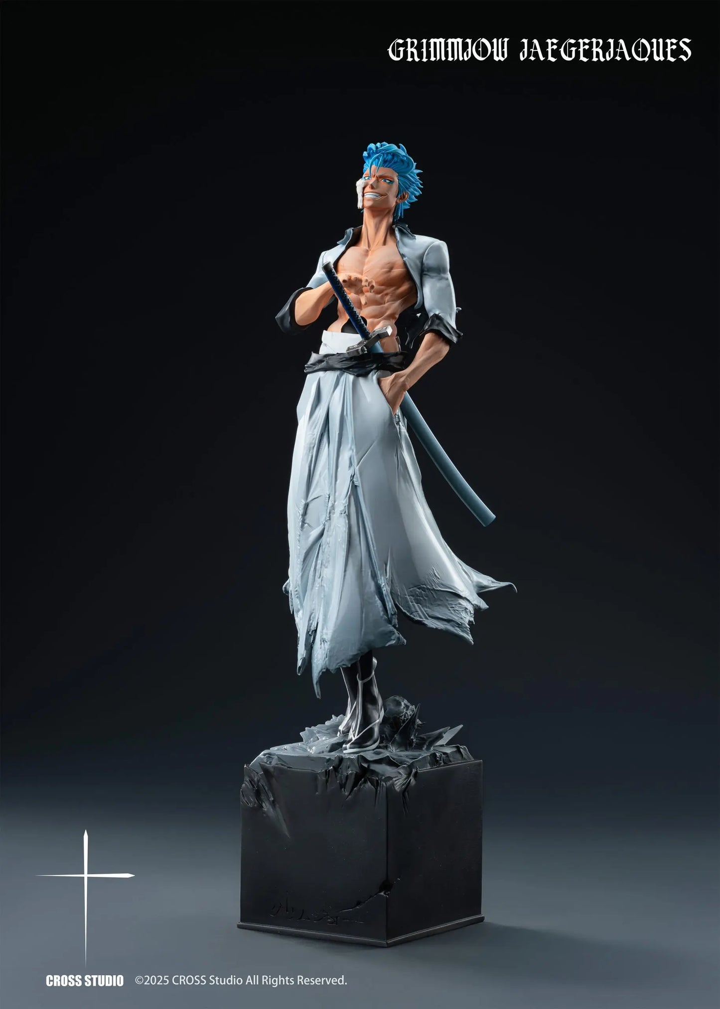 Bleach Cross Studio Grimmjow Jaegerjaques Resin Statue
