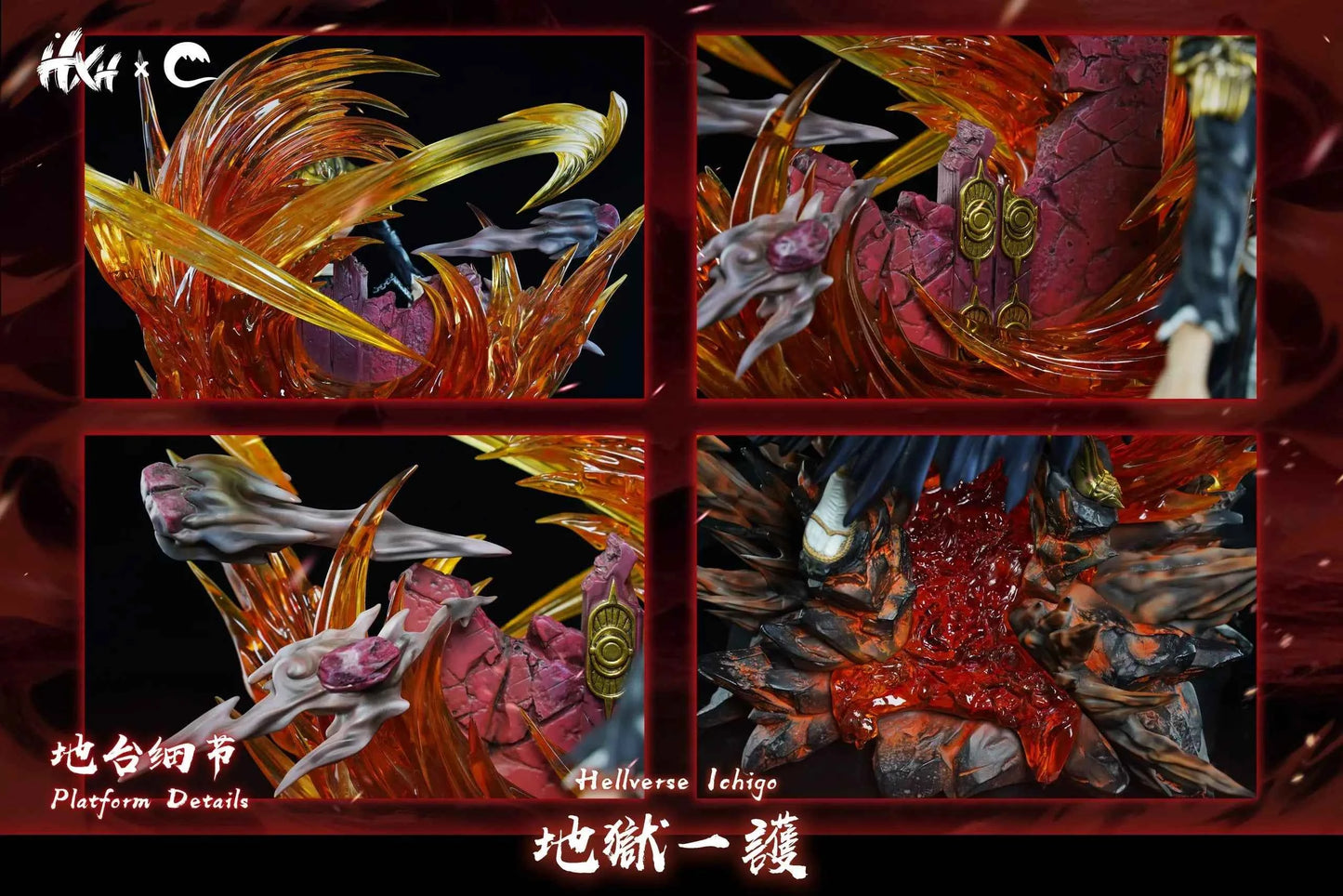 Bleach HXHENG & CHENG Studio Ichigo Kurosaki Hell Verse  Resin Statue