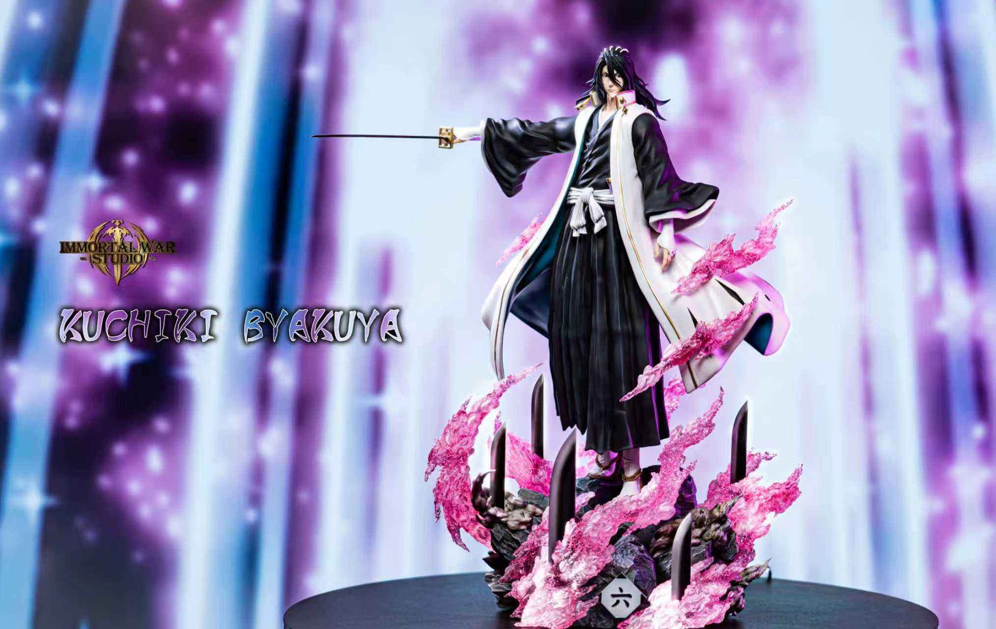 Bleach IW & Niren Studio Byakuya Kuchiki Resin Statue