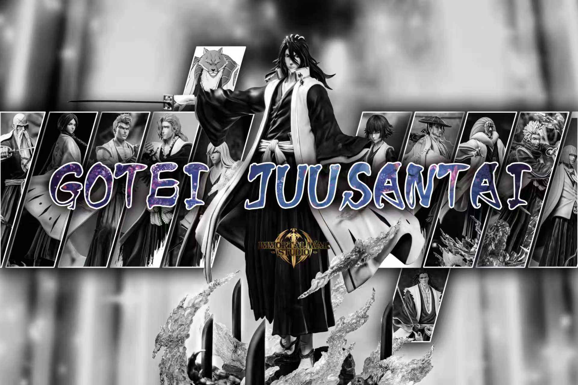 Bleach IW & Niren Studio Byakuya Kuchiki Resin Statue