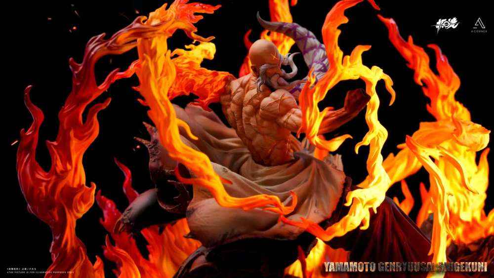 Bleach Ji Jing x A Corner Studio Yamamoto Genryusai Shigekuni Resin Statue