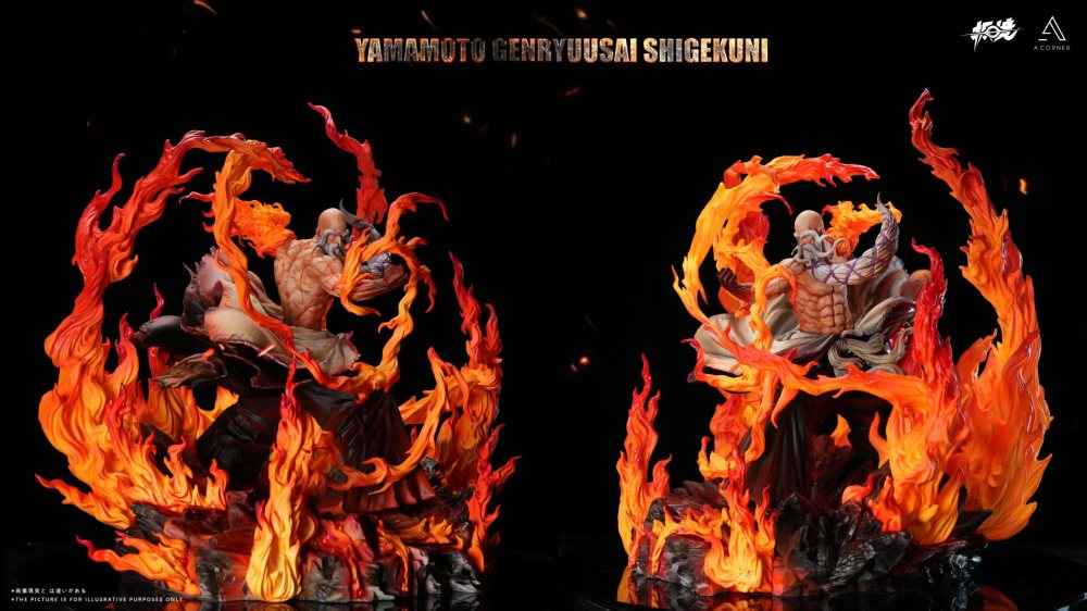 Bleach Ji Jing x A Corner Studio Yamamoto Genryusai Shigekuni Resin Statue