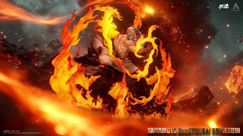 Bleach Ji Jing x A Corner Studio Yamamoto Genryusai Shigekuni Resin Statue