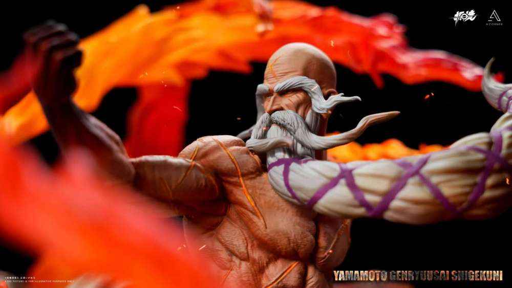 Bleach Ji Jing x A Corner Studio Yamamoto Genryusai Shigekuni Resin Statue