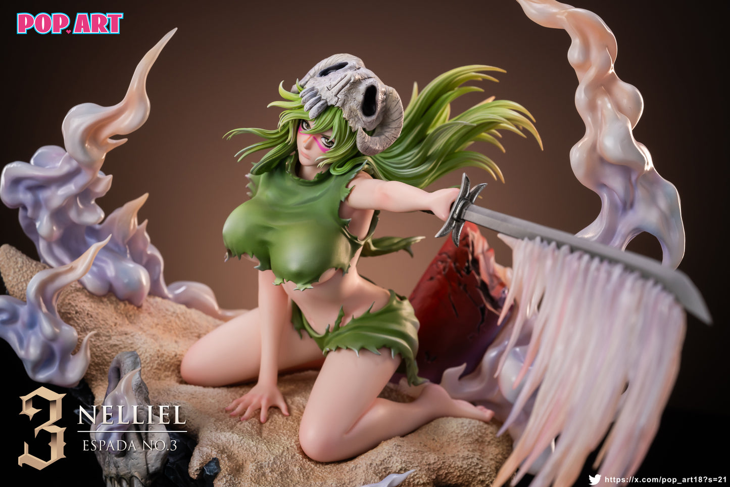 Bleach Pop Art Studio Nelliel Tu Odelschwanck 1/6 Resin Statue