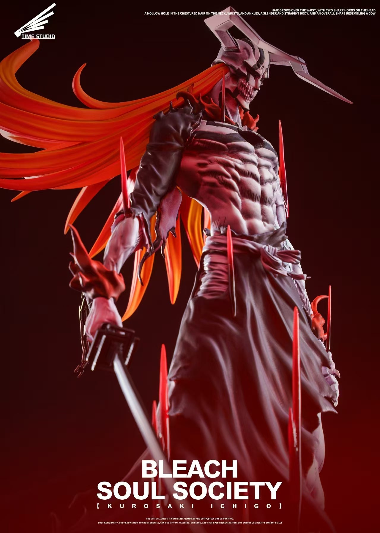Bleach Time Studio Ichigo Kurosaki 1/6 Resin Statue