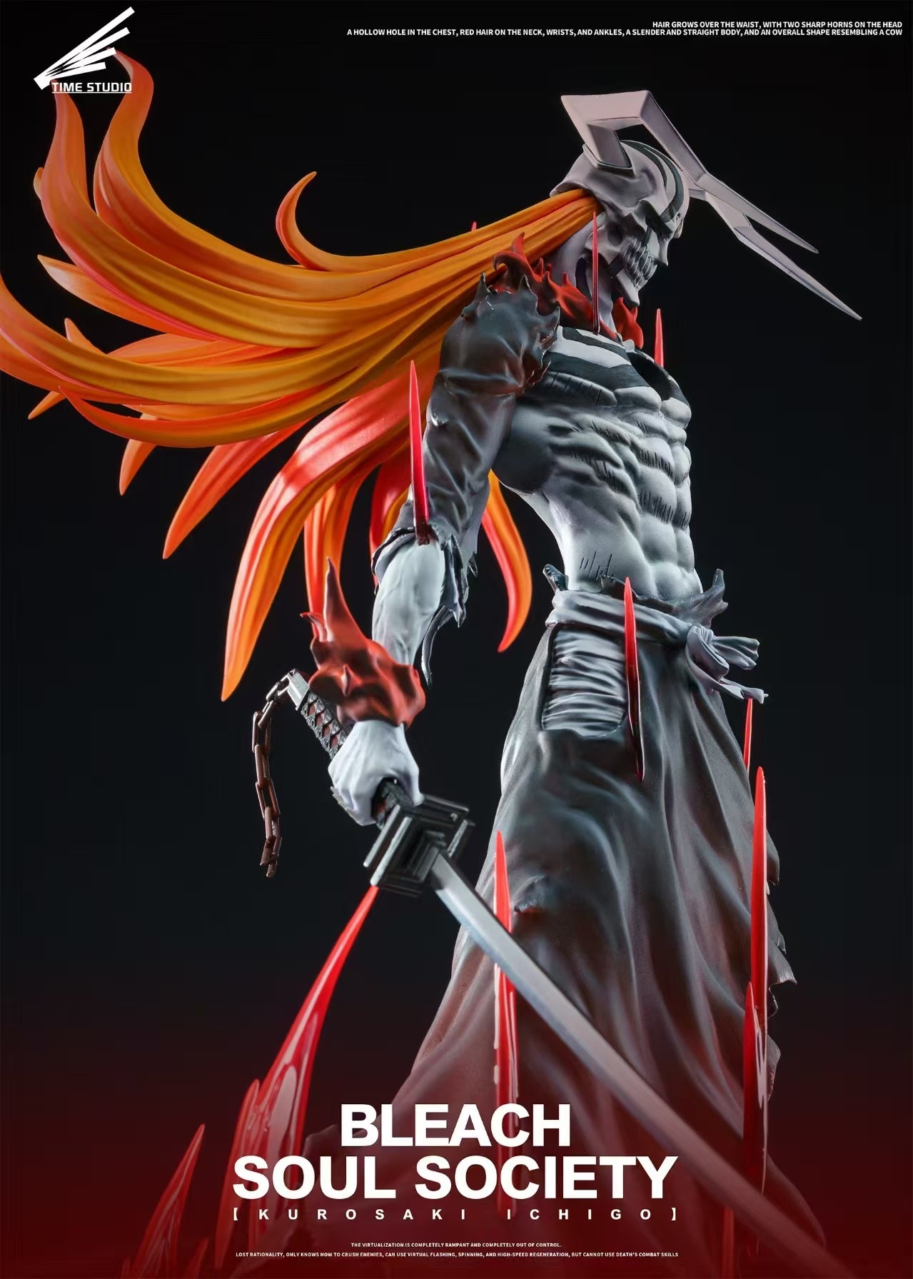 Bleach Time Studio Ichigo Kurosaki 1/6 Resin Statue
