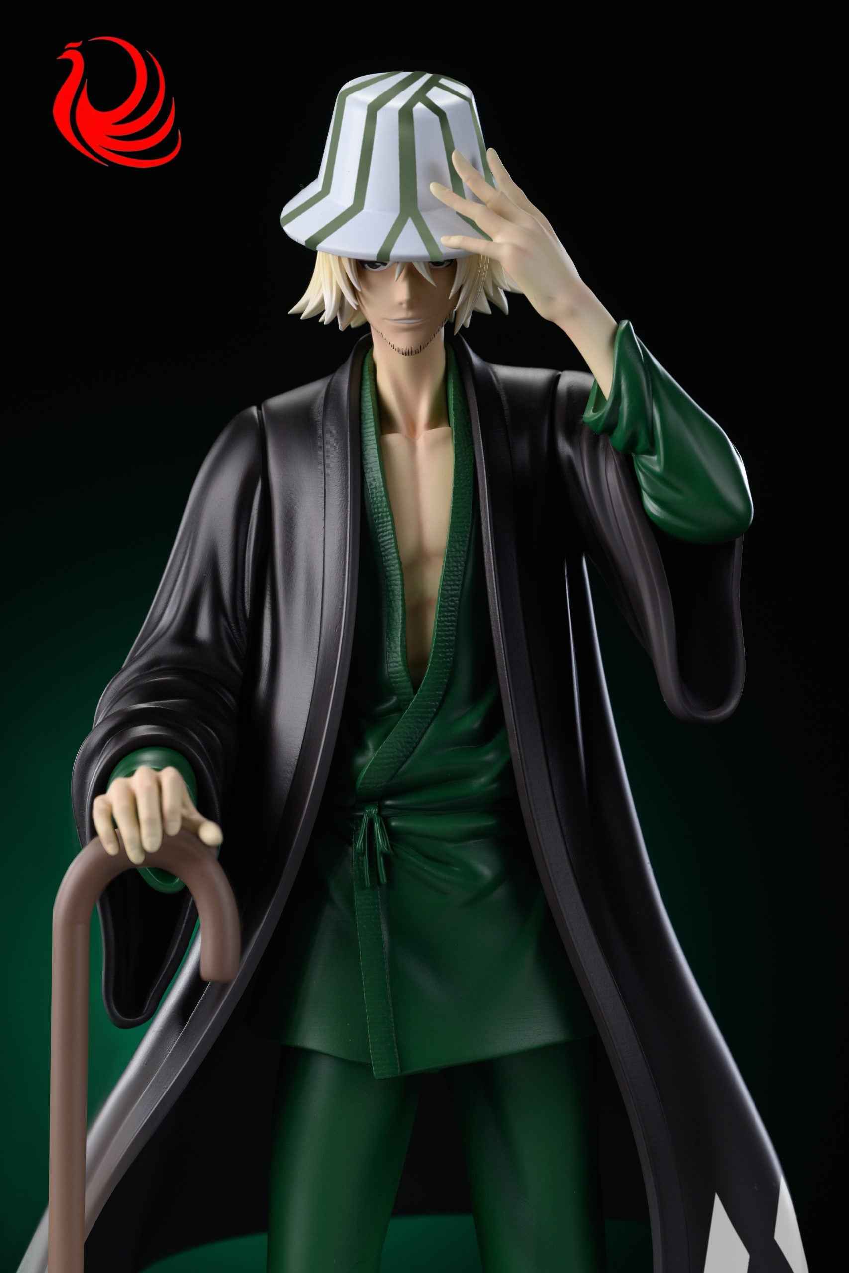 Bleach Wan Guan Zao Wu Studio Soi Fon & Urahara Kisuke Resin Statue