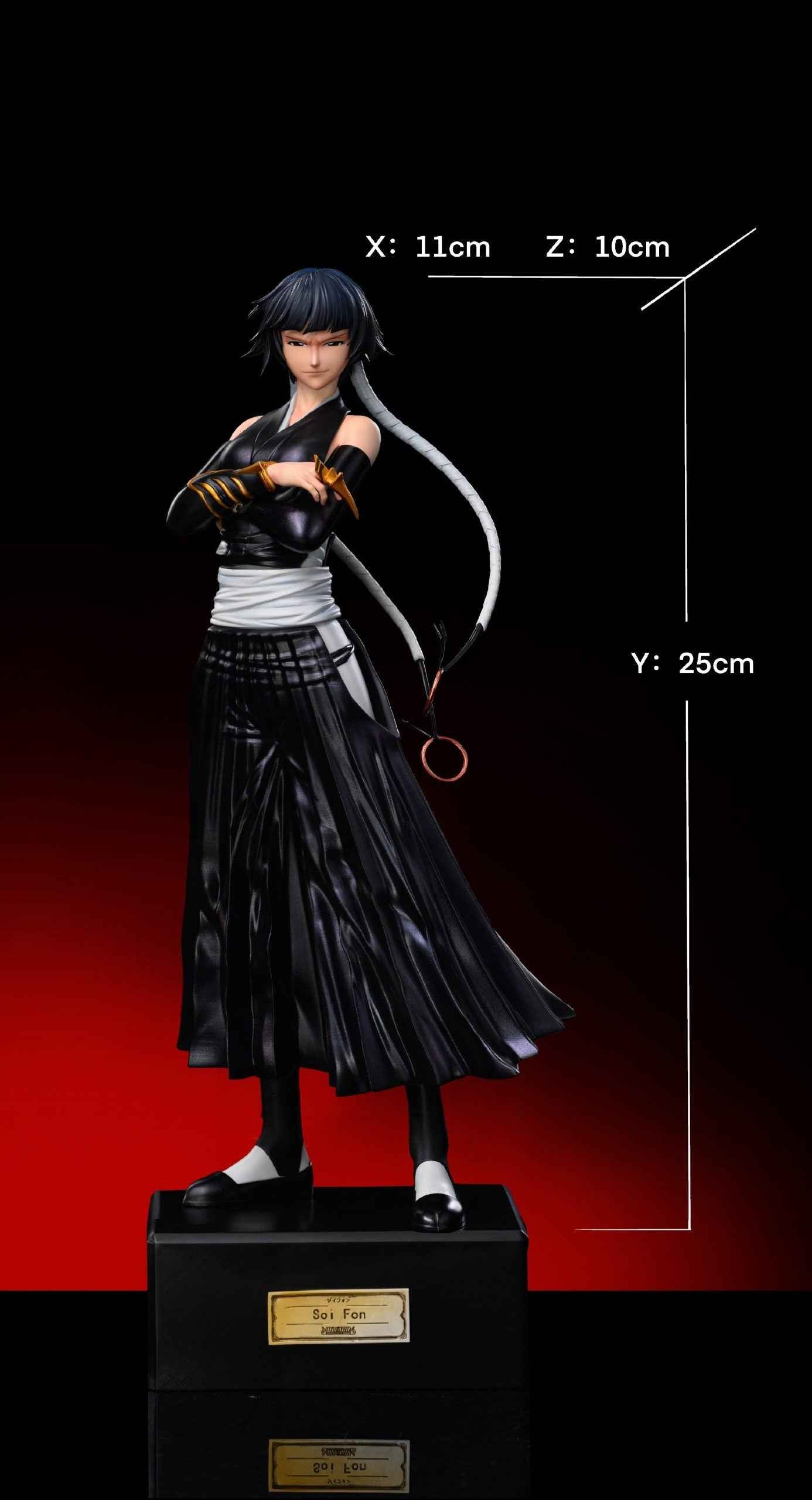 Bleach Wan Guan Zao Wu Studio Soi Fon & Urahara Kisuke Resin Statue