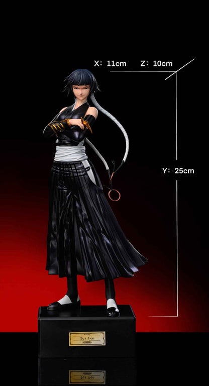 Bleach Wan Guan Zao Wu Studio Soi Fon & Urahara Kisuke Resin Statue