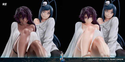 Bleach YuanMeng Studio Bambietta Basterbine & Giselle Gewelle Resin Statue
