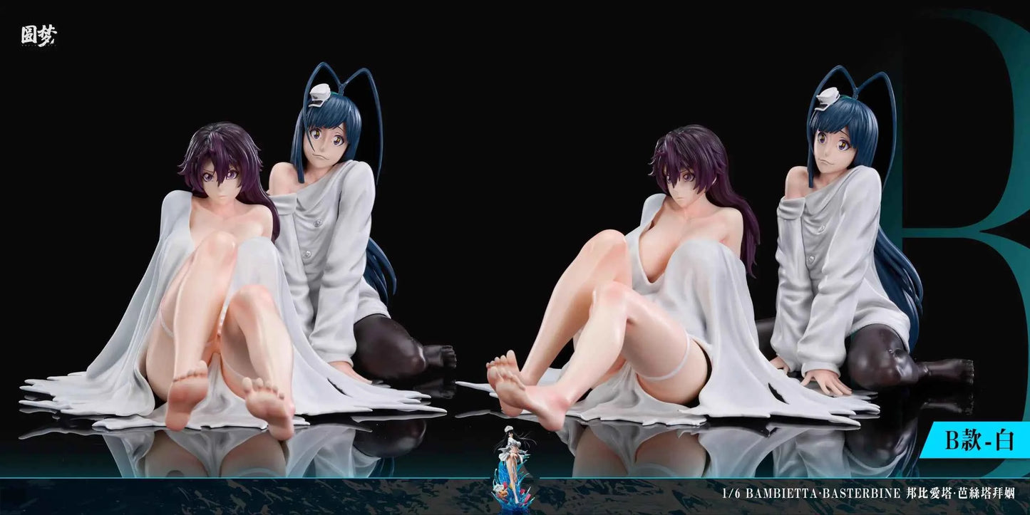Bleach YuanMeng Studio Bambietta Basterbine & Giselle Gewelle Resin Statue