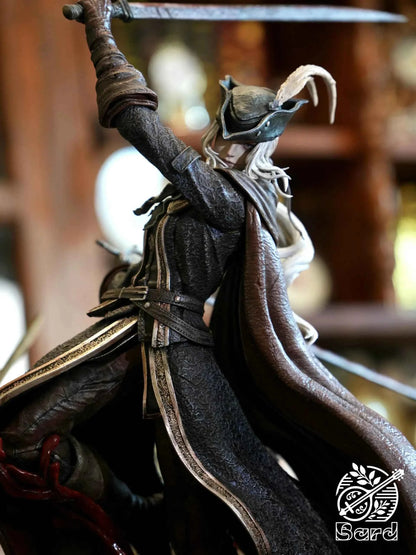 Bloodborne Bard Studio Lady Maria vs Hunter Resin Statue
