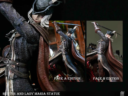 Bloodborne Bard Studio Lady Maria vs Hunter Resin Statue