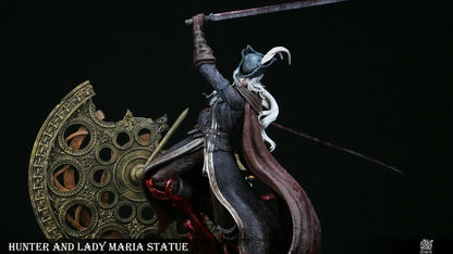 Bloodborne Bard Studio Lady Maria vs Hunter Resin Statue