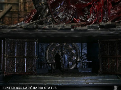 Bloodborne Bard Studio Lady Maria vs Hunter Resin Statue