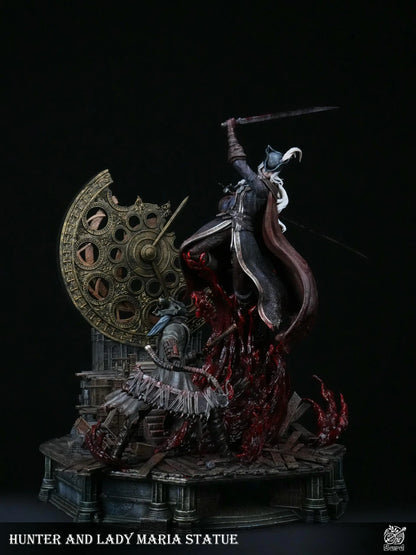 Bloodborne Bard Studio Lady Maria vs Hunter Resin Statue