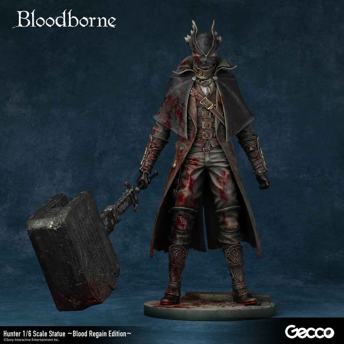 Bloodborne ~ Gecco Studio ~ The Hunter Blood Regain ~ Licensed PVC Figure