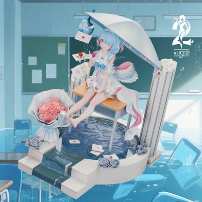 Blue Archive Alice21 Studio Pure White Vow wedding dress Arona Resin Statue