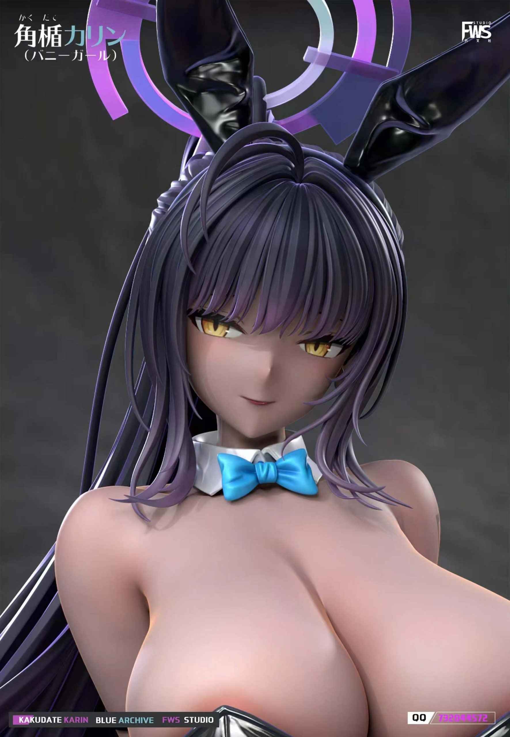 Blue Archive FWS Studio Bunny Girl Kakudate Karin Resin Statue