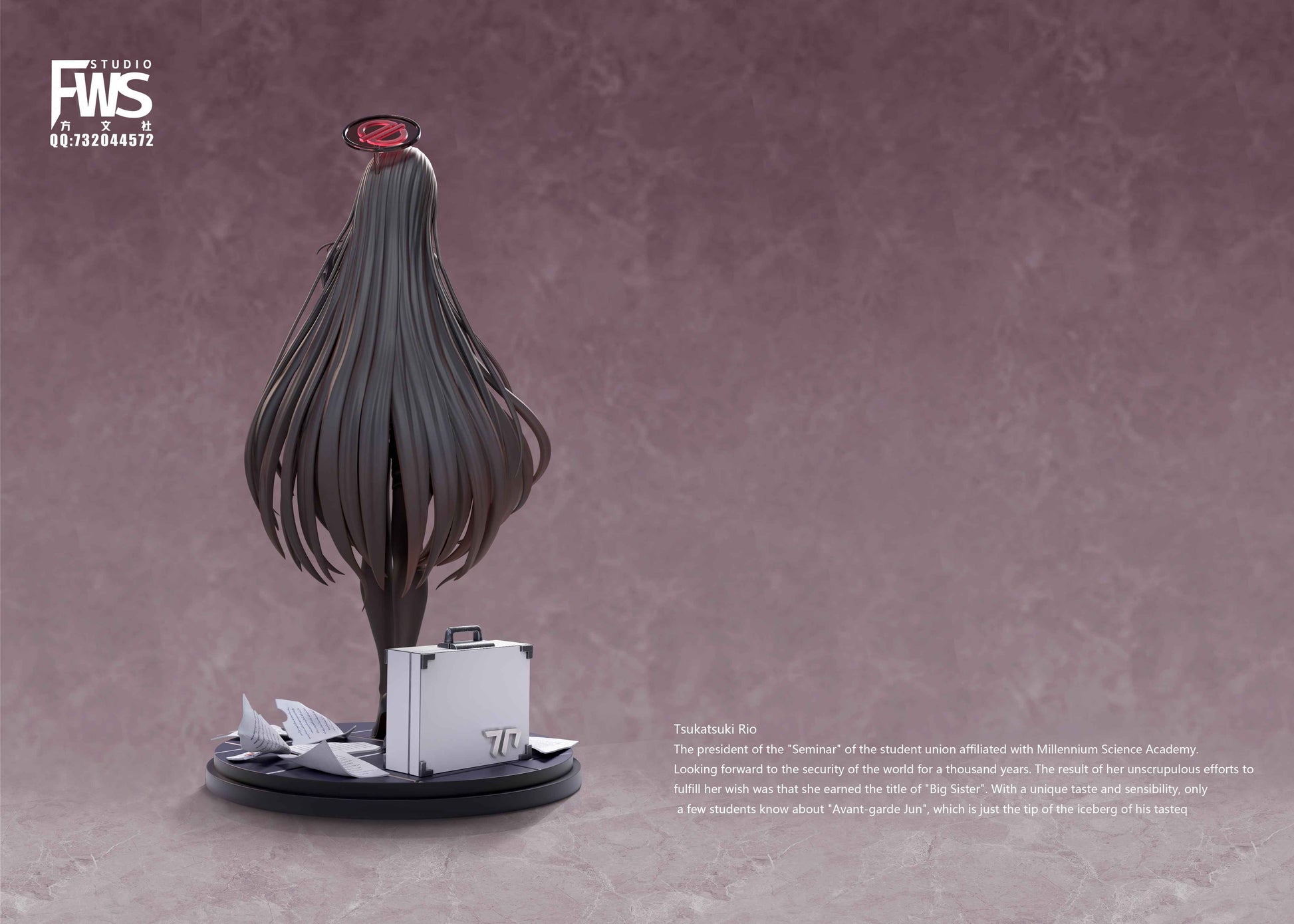 Blue Archive FWS Studio Tsukatsuki Rio 1/6 Resin Statue