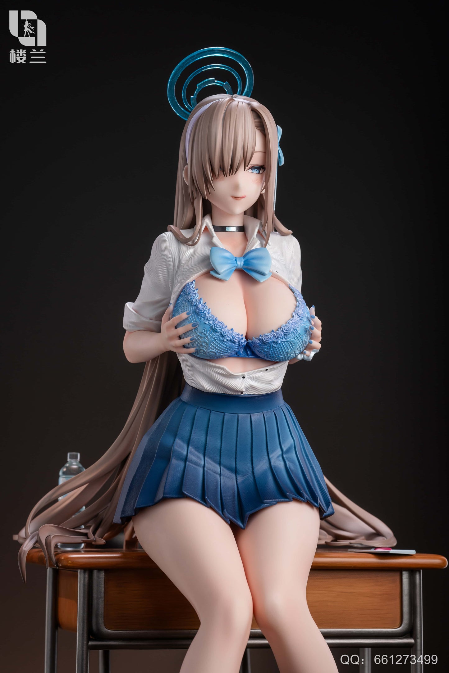 Blue Archive Lou Lan Studio Secretary Ichinose Asuna 1/4 Resin Statue