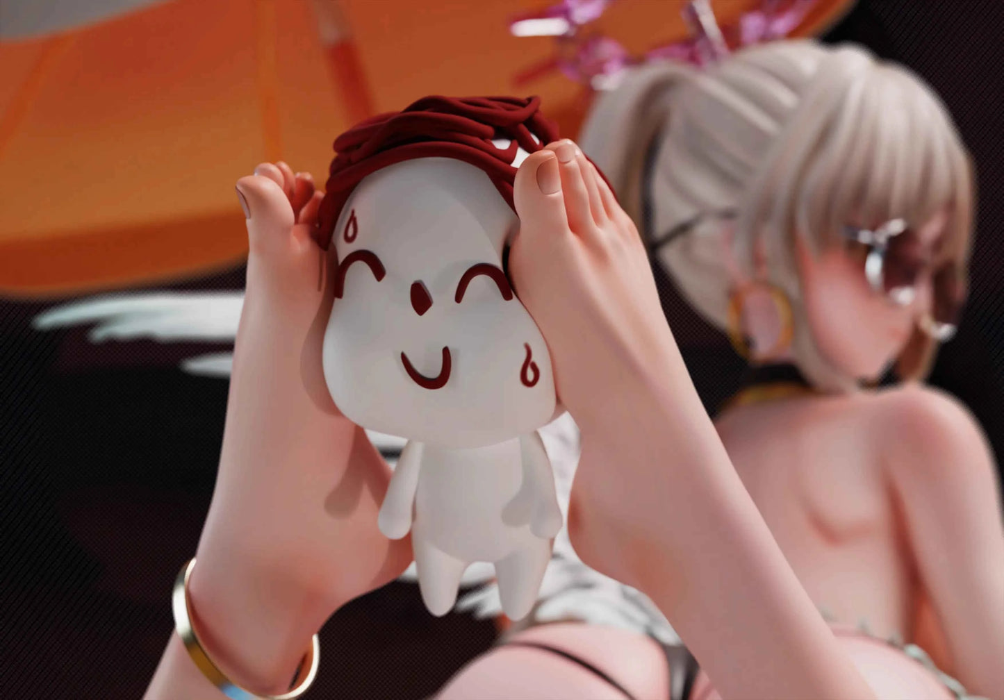 Blue Archive Mi Yin Studio Swimsuit Kirifuji Nagisa Resin Statue